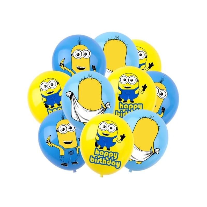 GENERICO - Set de Globos látex temática Minions