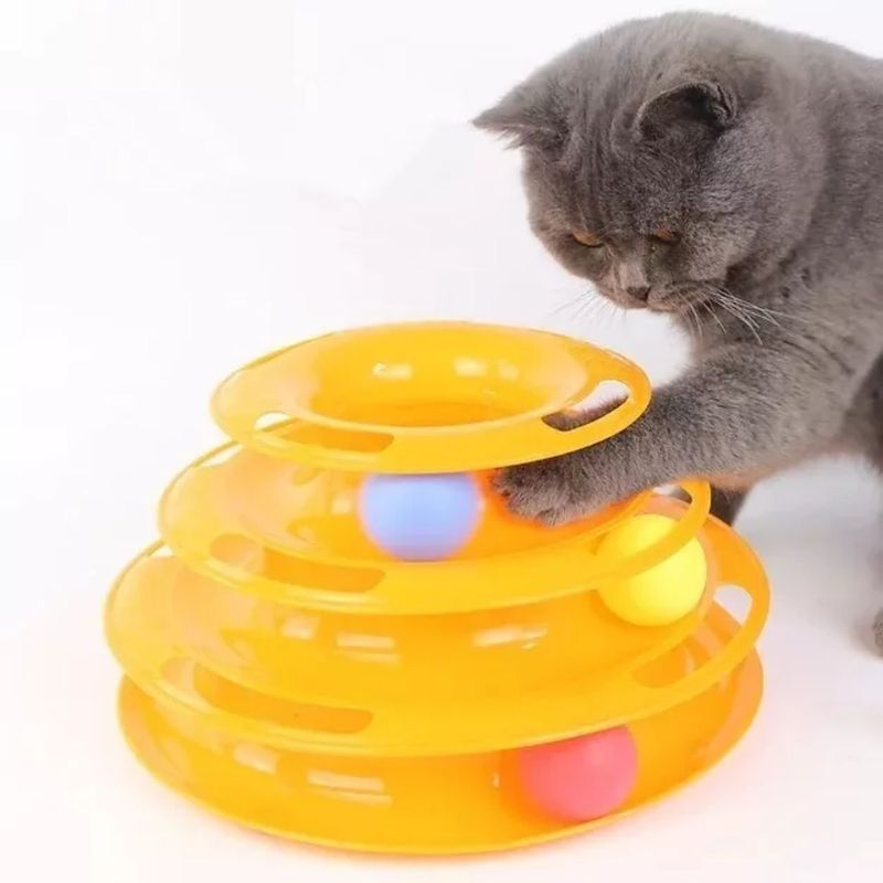 GENERICO - Juguete Para Gato 3 Niveles