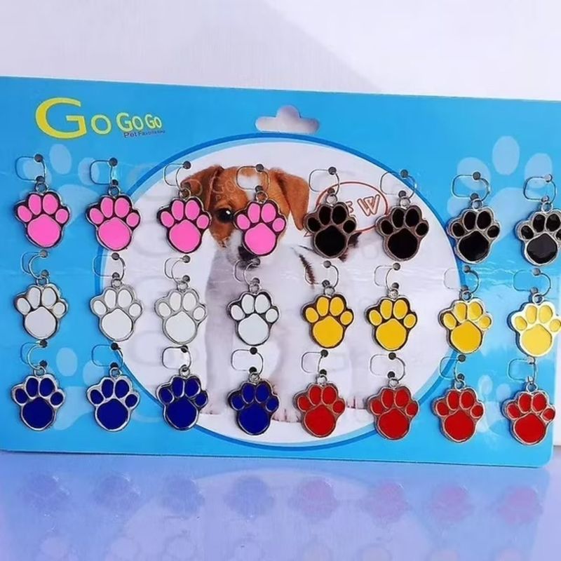 GENERICO - Pack 24 Placas Para Mascotas Perros Y Gatos