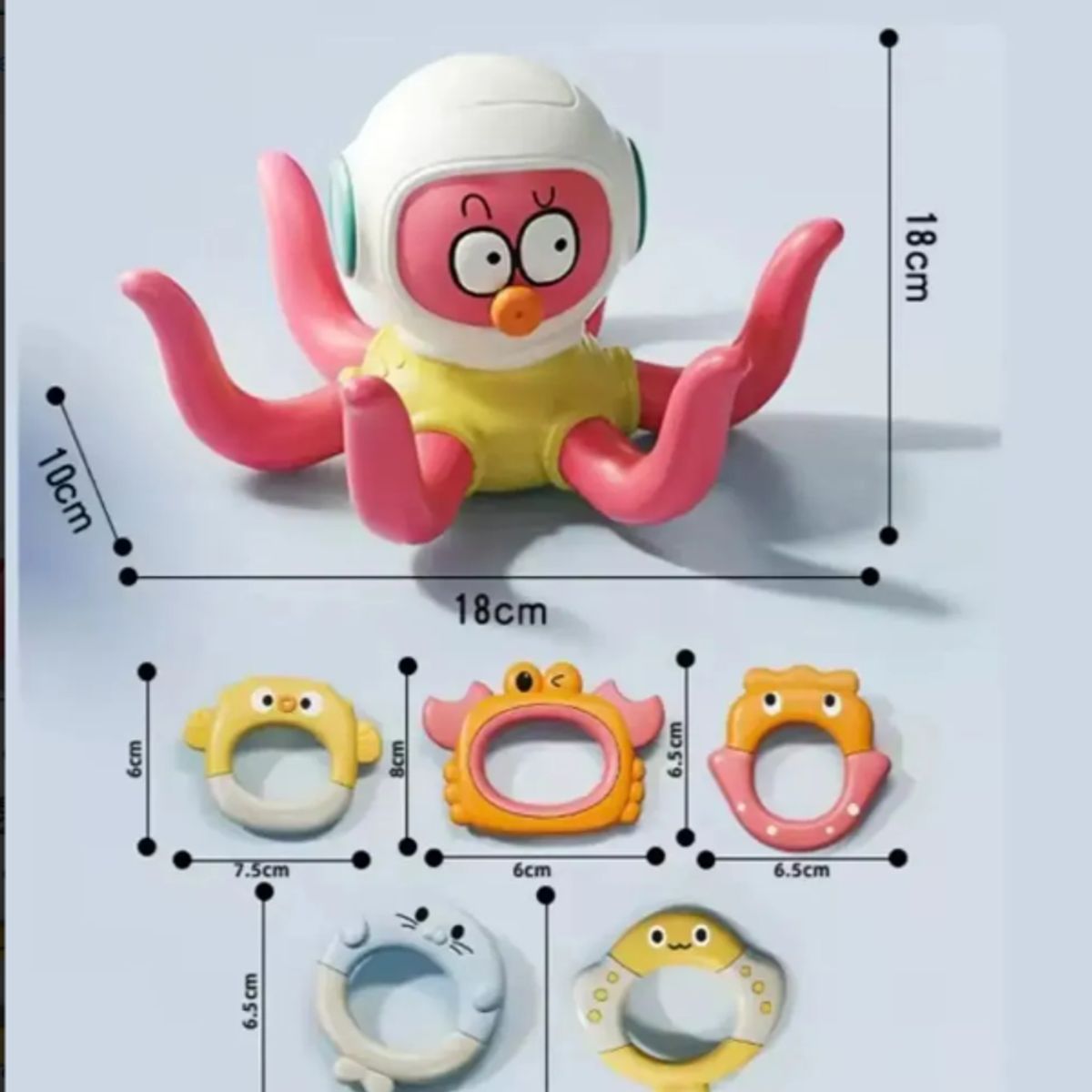 GENERICO - Pulpo Juguete Estimulante Juguete Para Niños De Agua