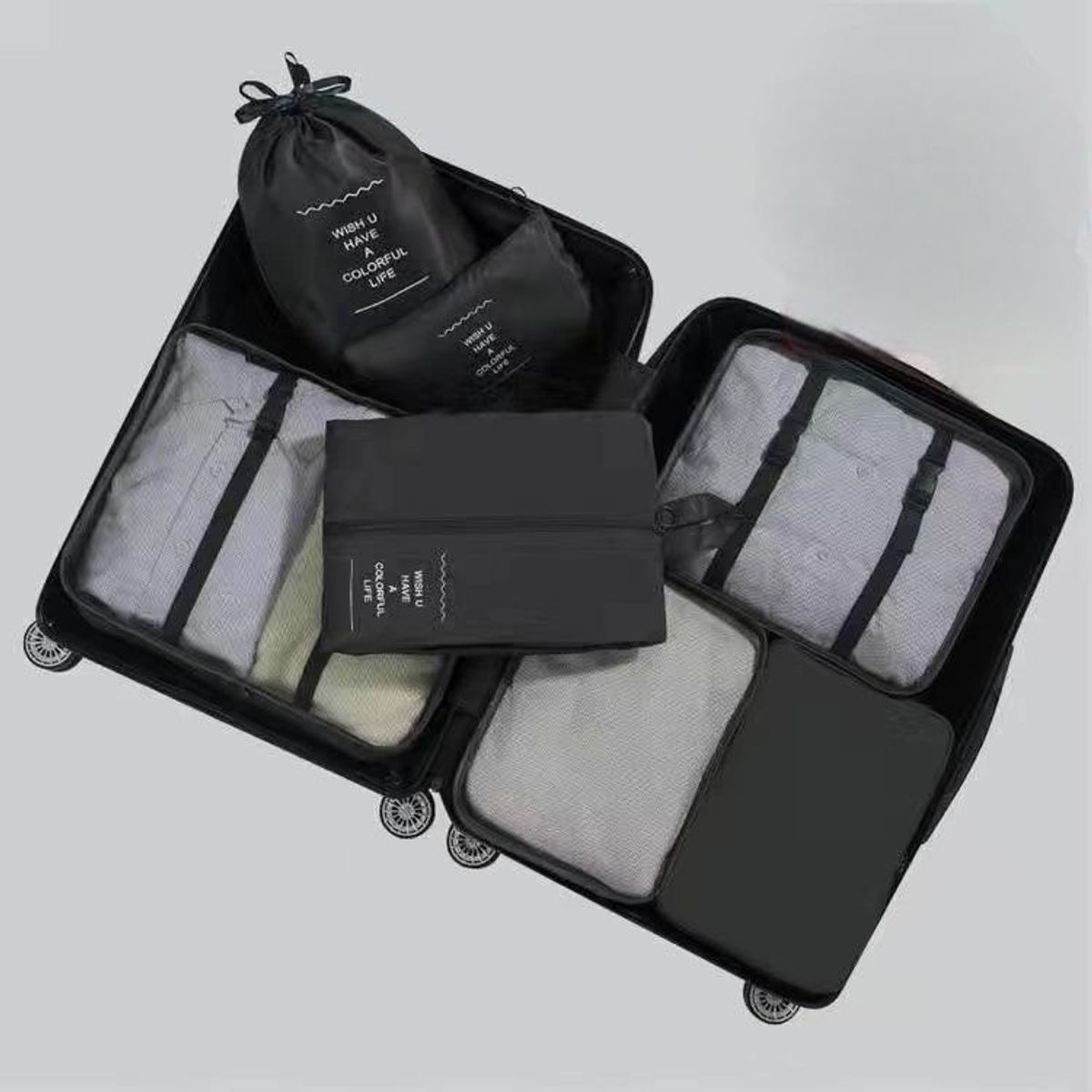 CASA NEW - Organizador Maleta Set 8 Bolsas Casatua Viaje Equipaje