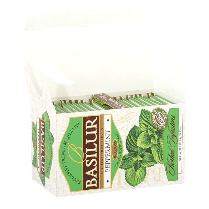 BASILUR - Te Basilur Infusion Menta Caja 25 bolsas
