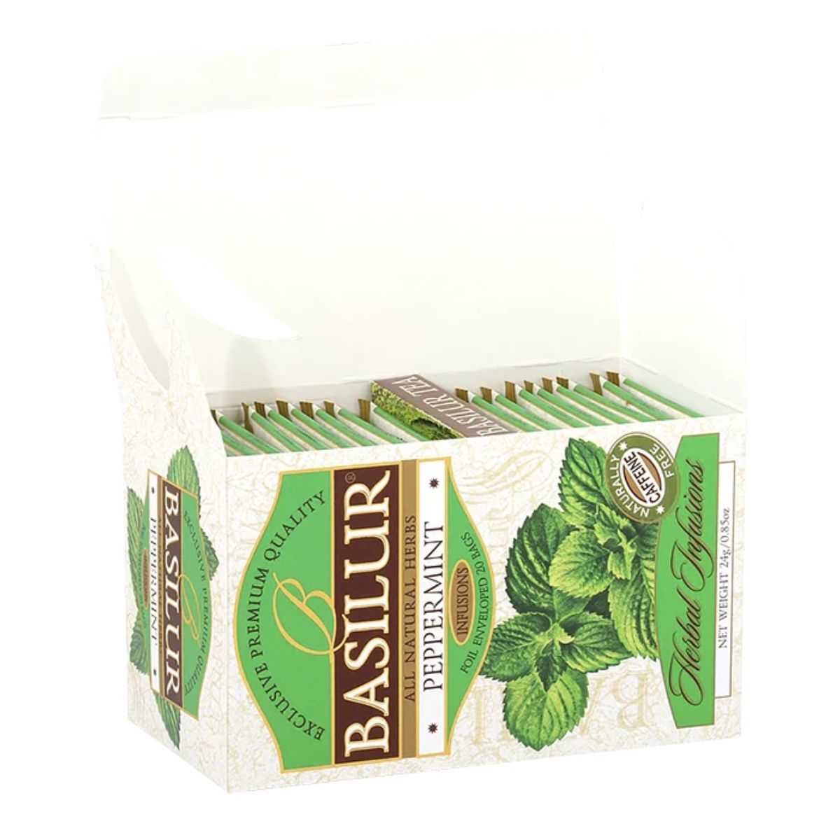 BASILUR - Te Basilur Infusion Menta Caja 25 bolsas