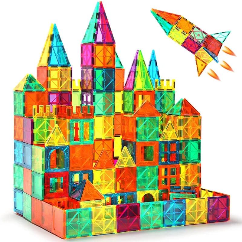 OEM - PUZZLE MAGNETICO DE CONSTRUCCION 100 PIEZAS 3D