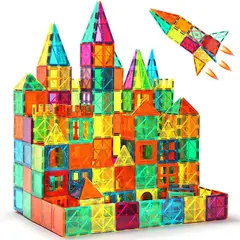 OEM - PUZZLE MAGNETICO DE CONSTRUCCION 100 PIEZAS 3D