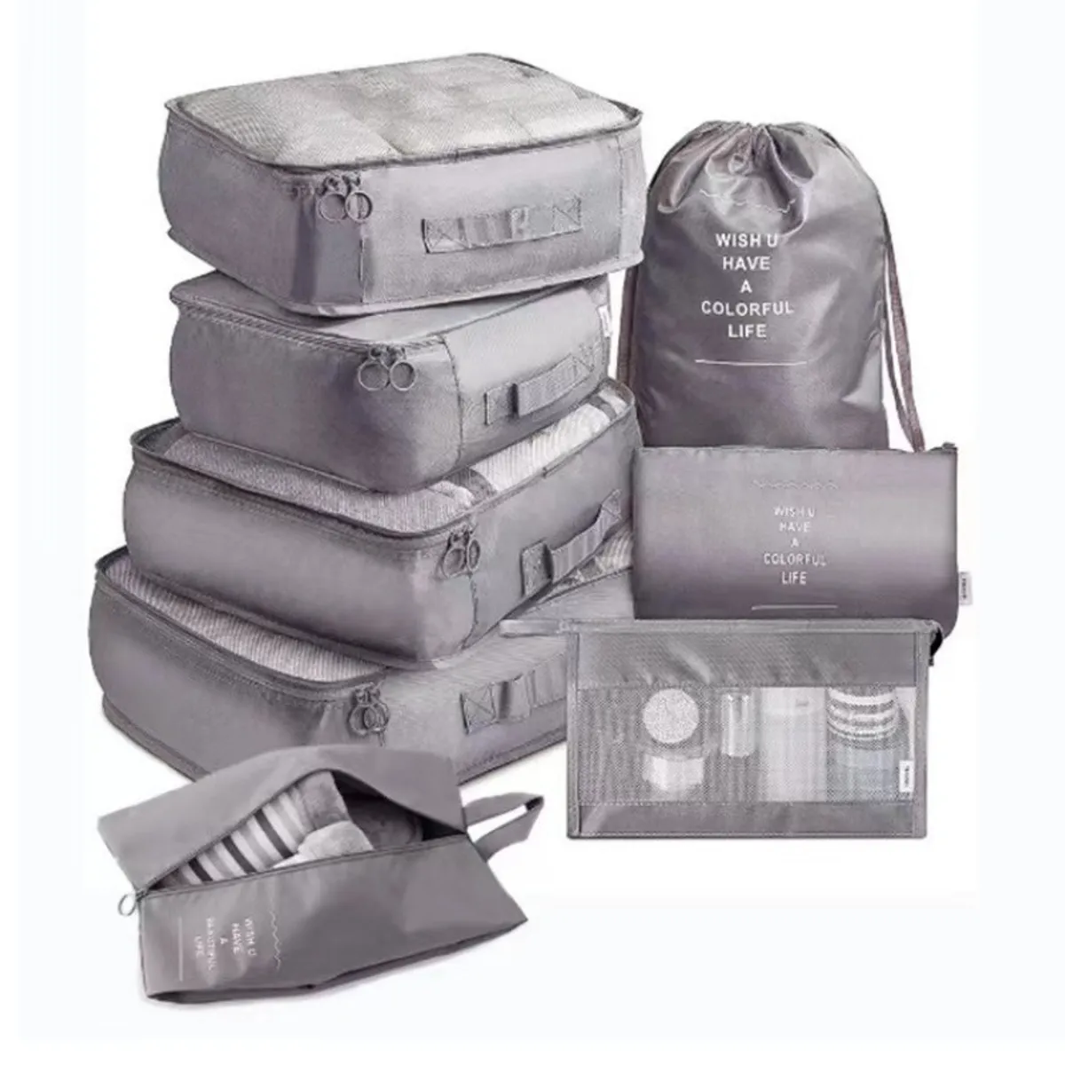CASA NEW - Organizador Maleta Set 8 Bolsas Casatua Viaje Equipaje