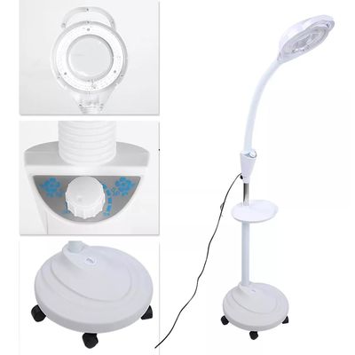 Imagen 2 del producto Lampara Luz Fría Lupa Led Con Pedestal Cosmetología Pestañas