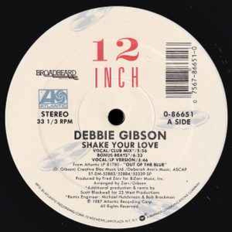 GENERICO - Debbie Gibson  Shake Your Love VG+ Default Title