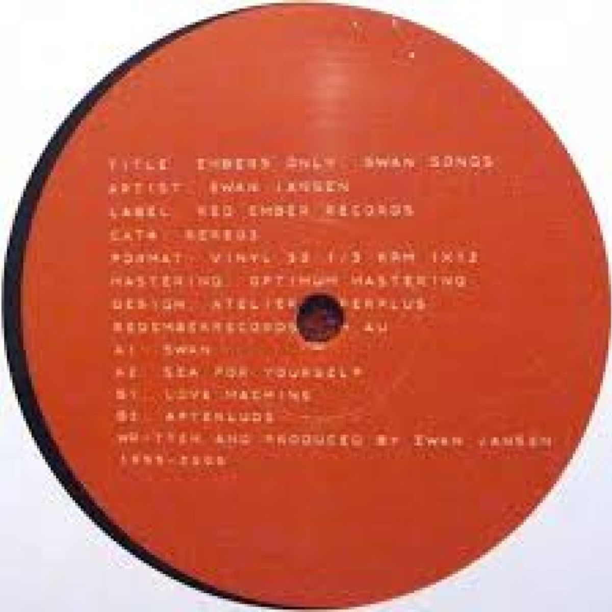 GENERICO - Ewan Jansen Embers Only  Swan Songs Nuevo Default Title