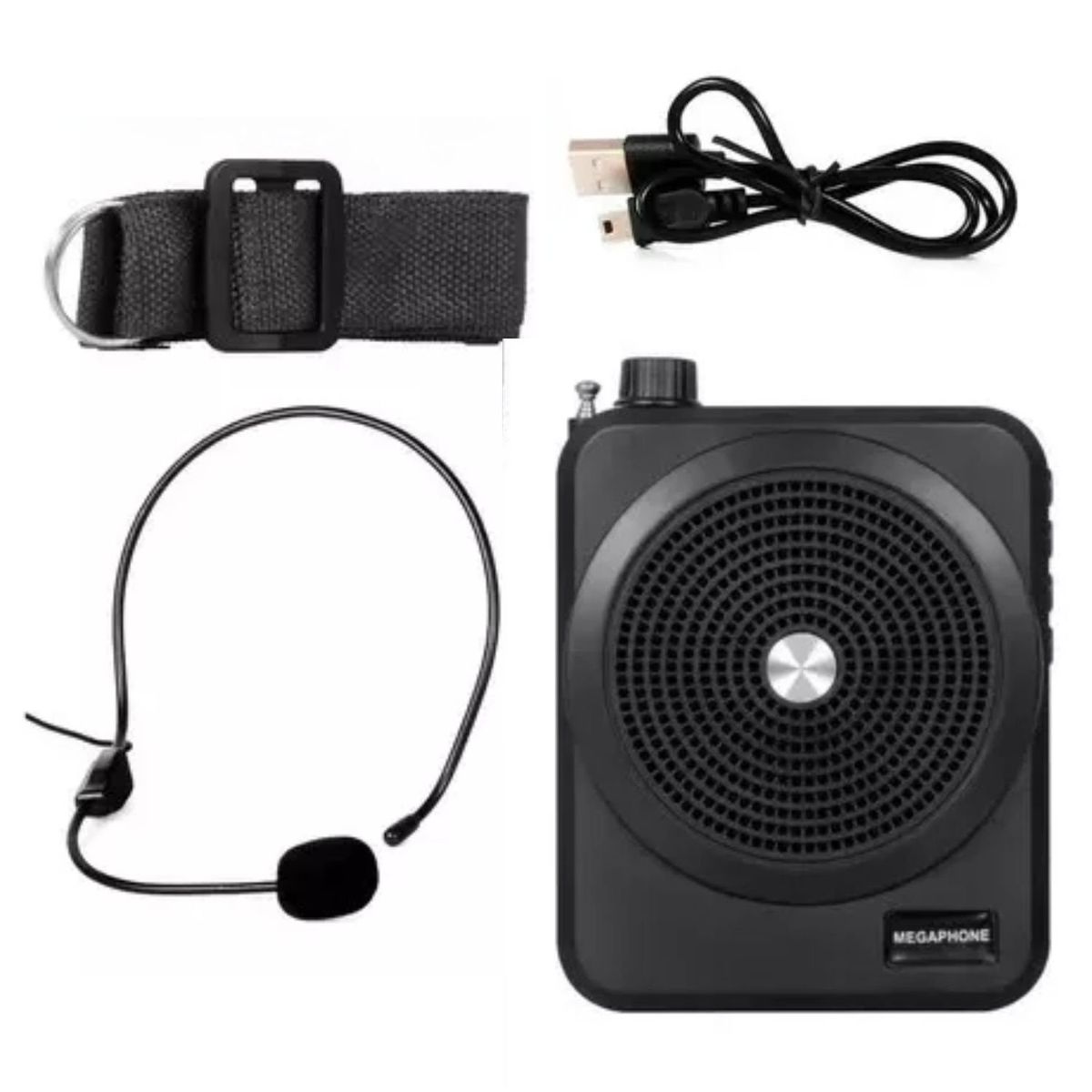 GENERICO - Parlante Con Micrófono 11cm Sonido Potente Portátil