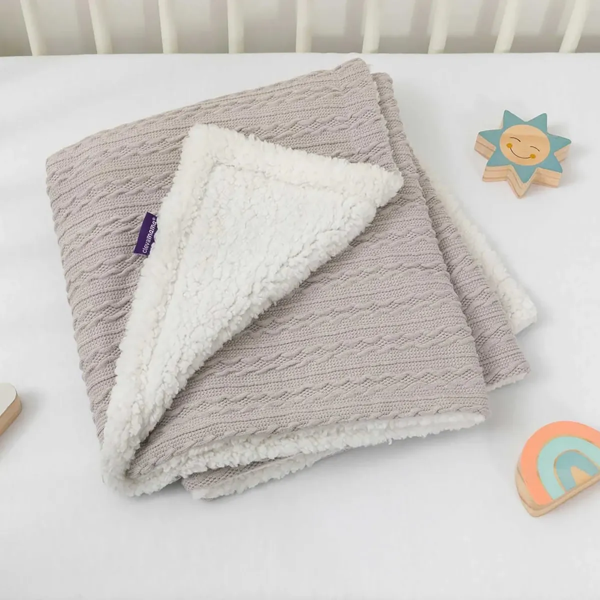 CLEVAMAMA - Clevamama Frazada Sherpa