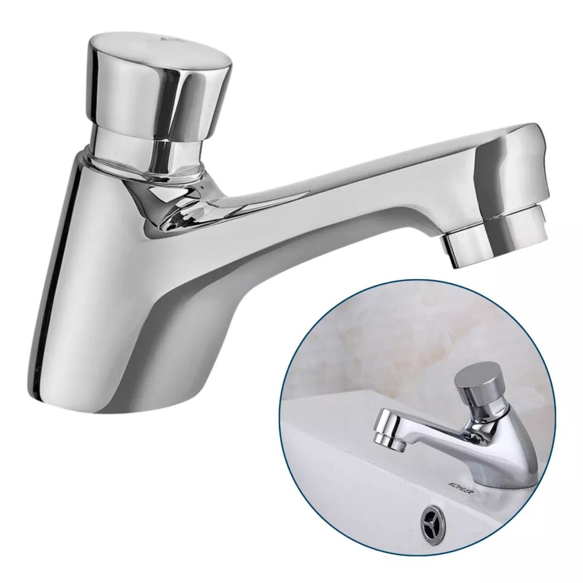 GENERICO - Llave Temporizada Lavamanos Estandar Aquakit