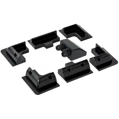 SOLIOT - Kit 7Pcs Soporte Plástico Solar para Vehículos