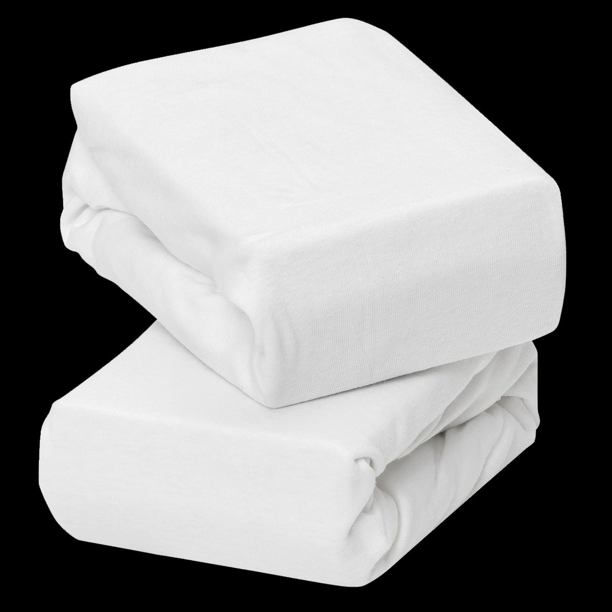 CLEVAMAMA - Clevamama Pack 2 Sábanas Bajeras Algodón 70x140x17 cm BLANCO