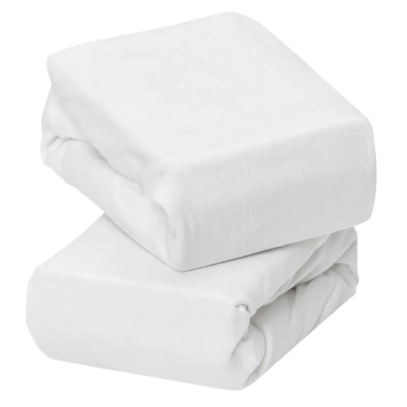 CLEVAMAMA - Clevamama Pack 2 Sábanas Bajeras Algodón 70x140x17 cm BLANCO