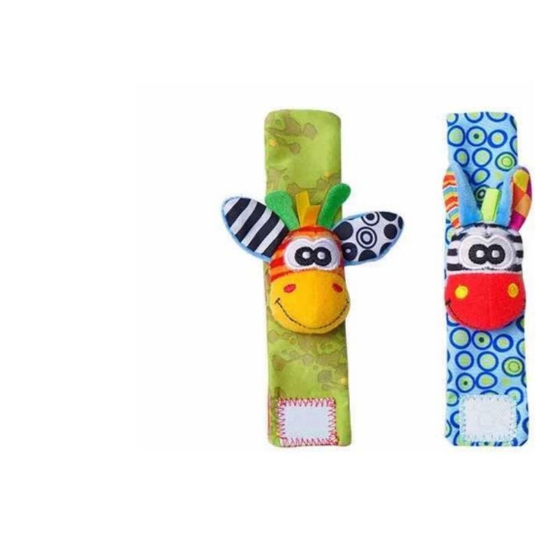 GENERICO - Pack Pulseras Muñequera Estimulante Sensorial Bebé