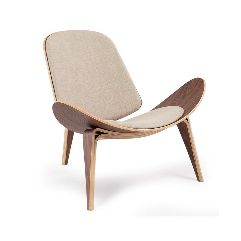 THE POPULAR DESIGN - SILLON SHELL DE MADERA