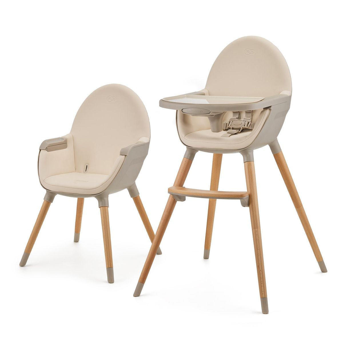 KINDERKRAFT - Silla de Comer Fini 2 - Beige