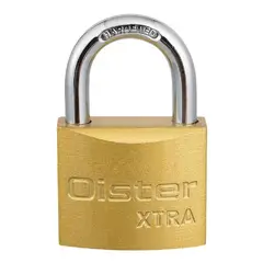 GENERICO - Candado oister xtra 30mm fierro bronceado color amarillo