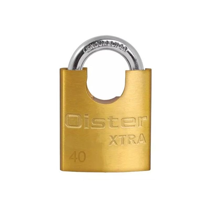 GENERICO - Candado oister xtra con hombro 40mm color amarillo