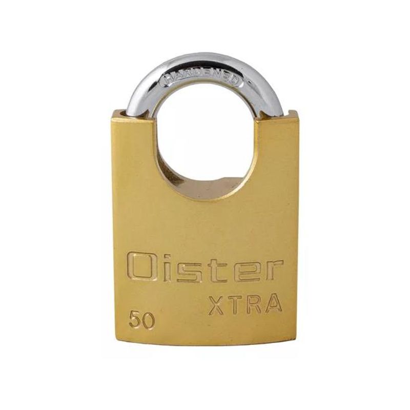GENERICO - Candado oister xtra con hombro 50mm color amarillo