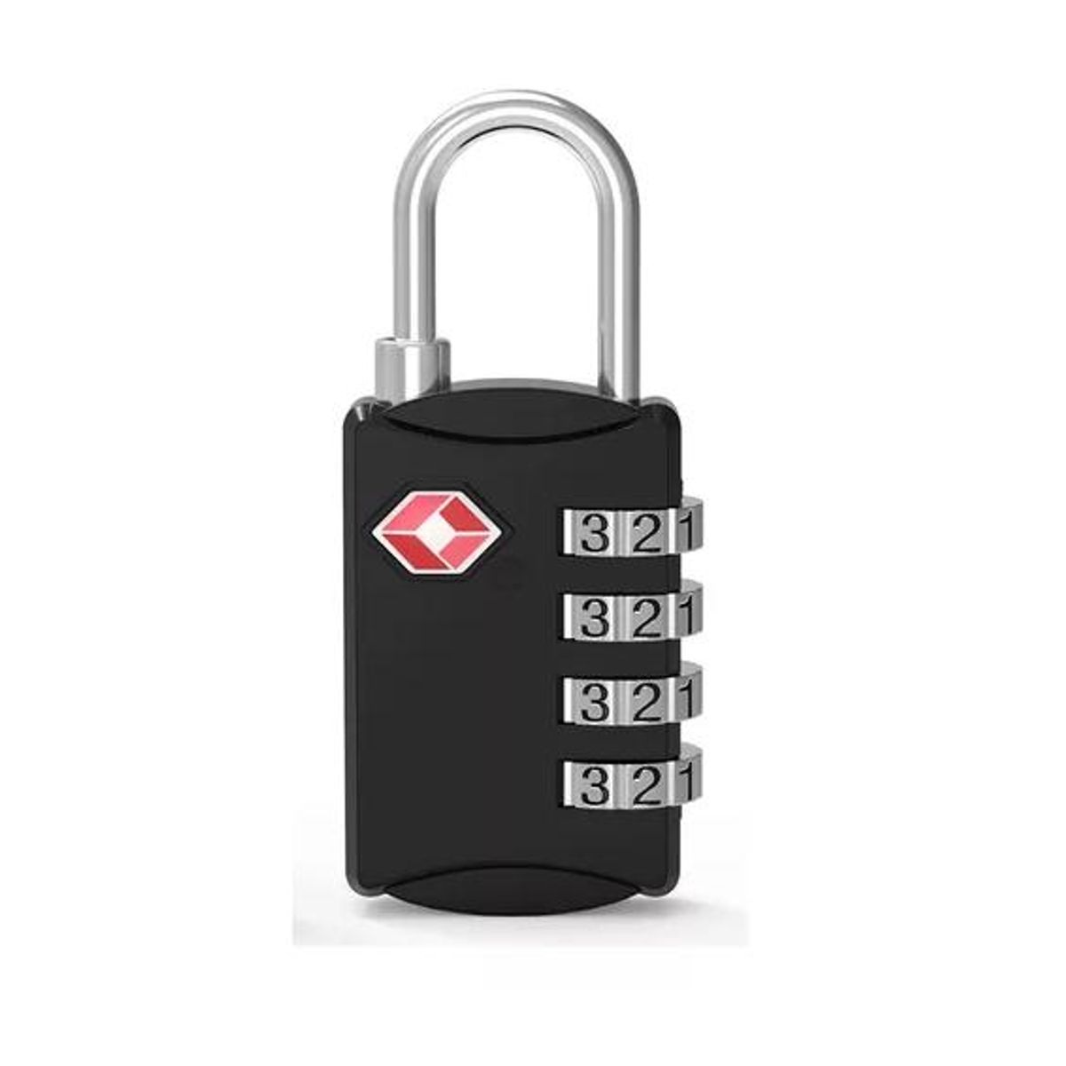 GENERICO - 2pzs candados de combinación para equipaje color negro