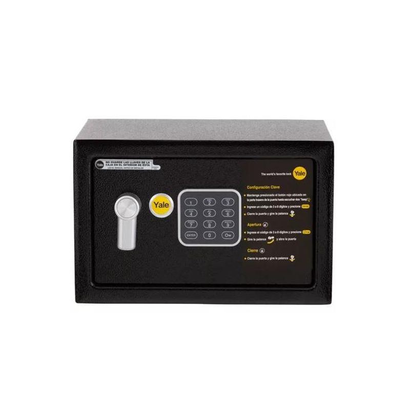 GENERICO - Caja de seguridad yale compact 8 lts negra