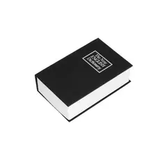 GENERICO - Caja fuerte simulada libro cofre seguridad color negro