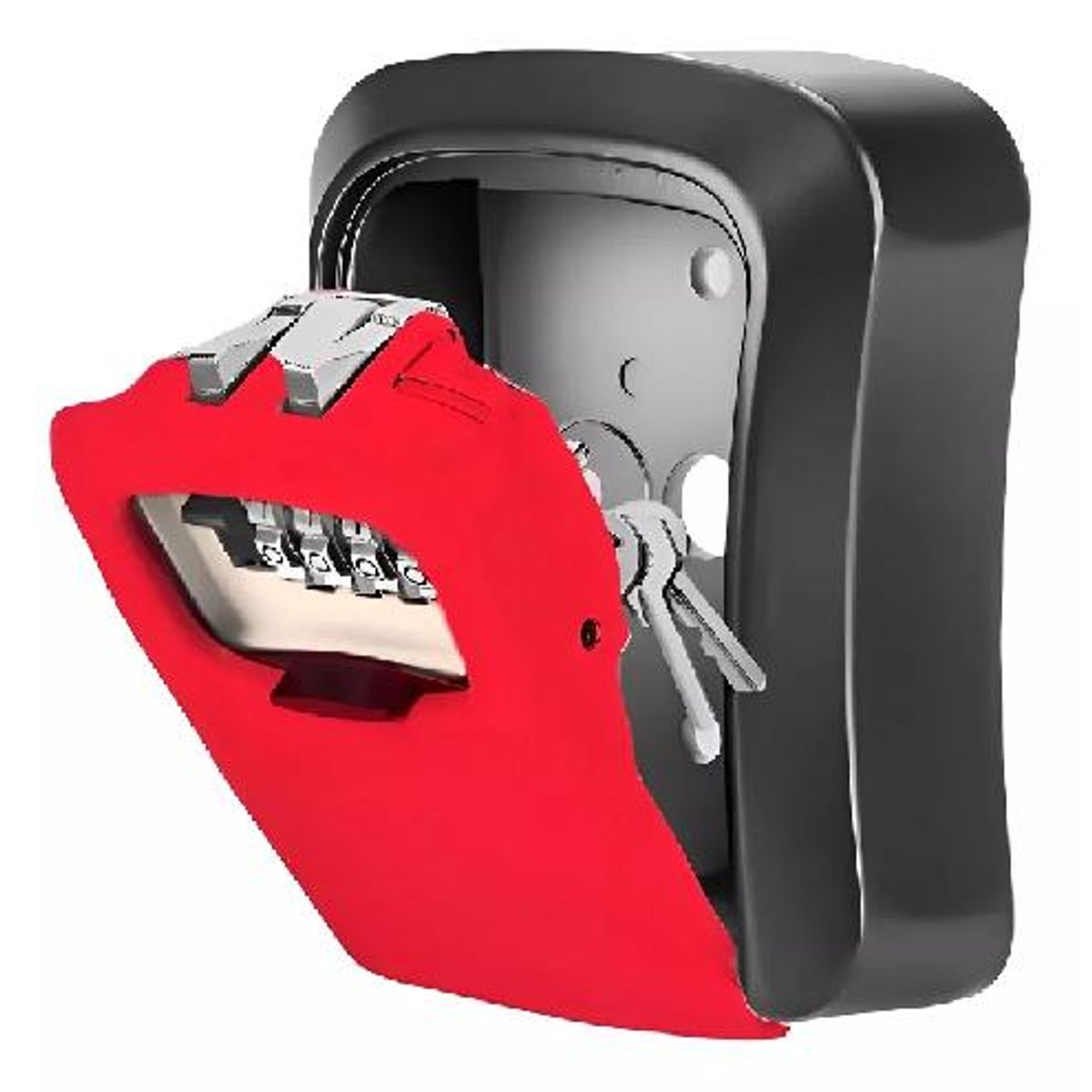 GENERICO - Caja de seguridad fuerte metálica para llave con clave co