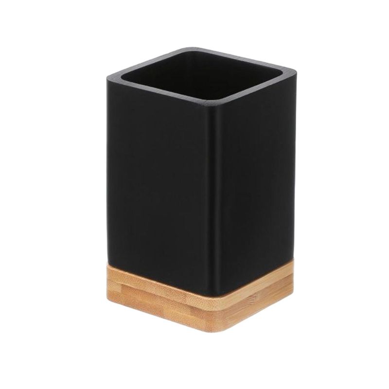 OEM - Porta Cepillo De Dientes Diseño Elegante Madera Minimalista