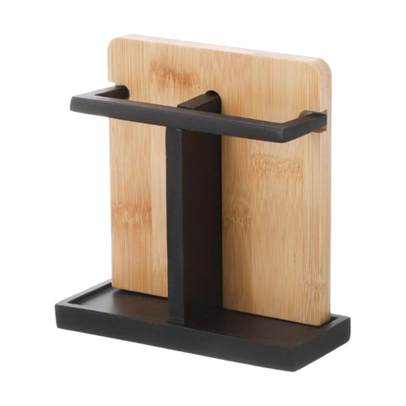 OEM - Porta Cepillo De Dientes Diseño Elegante Madera Metal