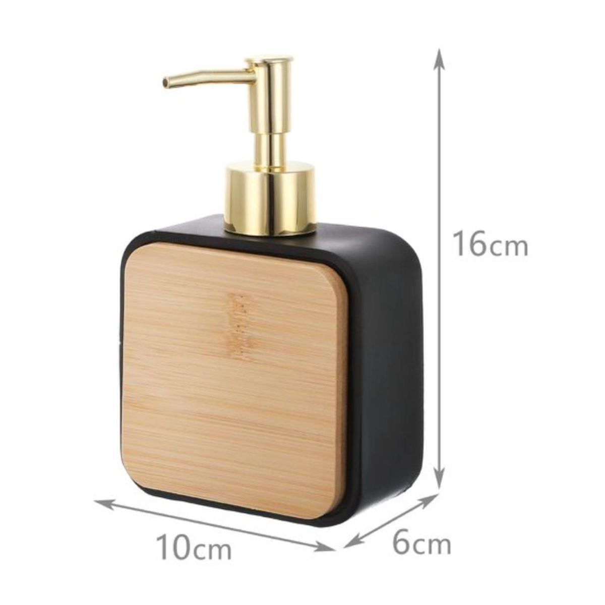 OEM - Dispensador Jabón Alcohol Gel Decorativo Madera Metal