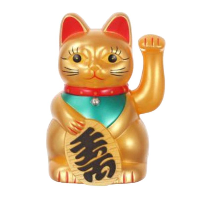 GENERICO - Adorno Gato De La Fortuna Y La Suerte Figura Decorativa