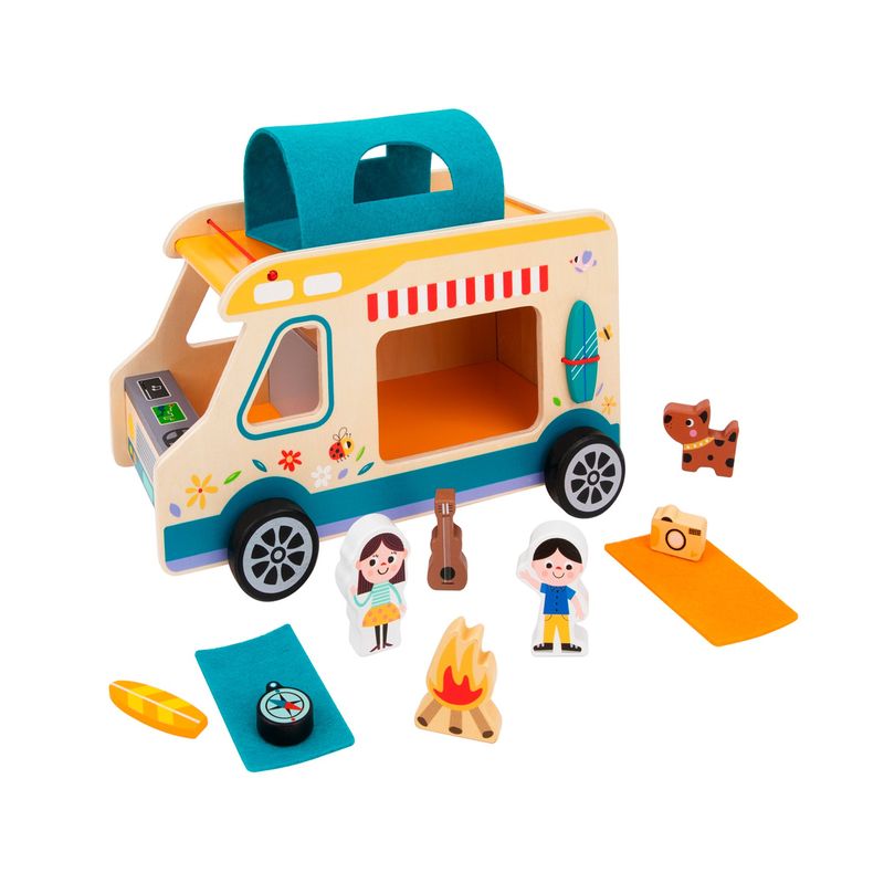 TOOKY TOY - Juego Caravana de Camping Tooky Toy