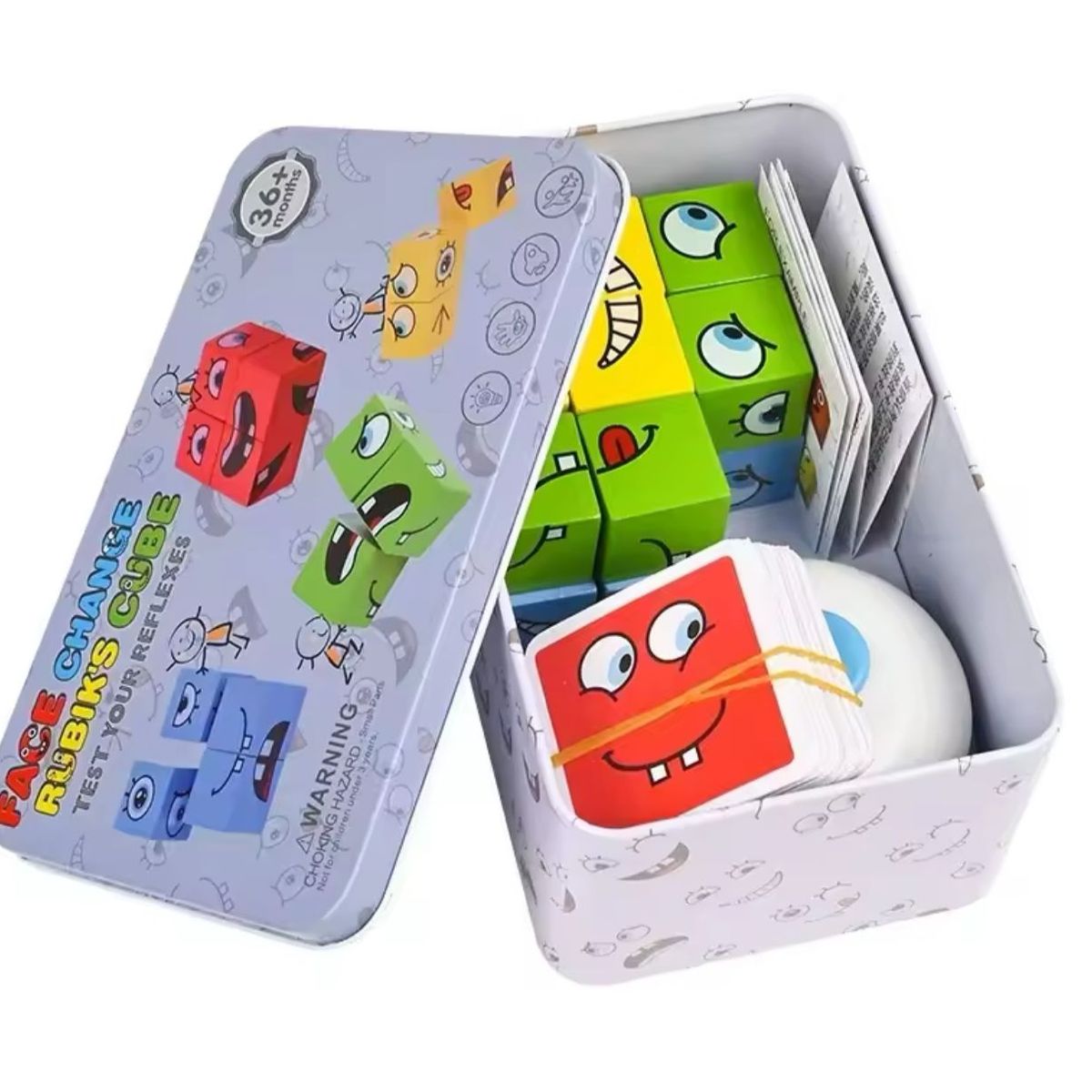 GENERICO - Face Change Juego De Mesa Didáctico Montessori Niños Niñas