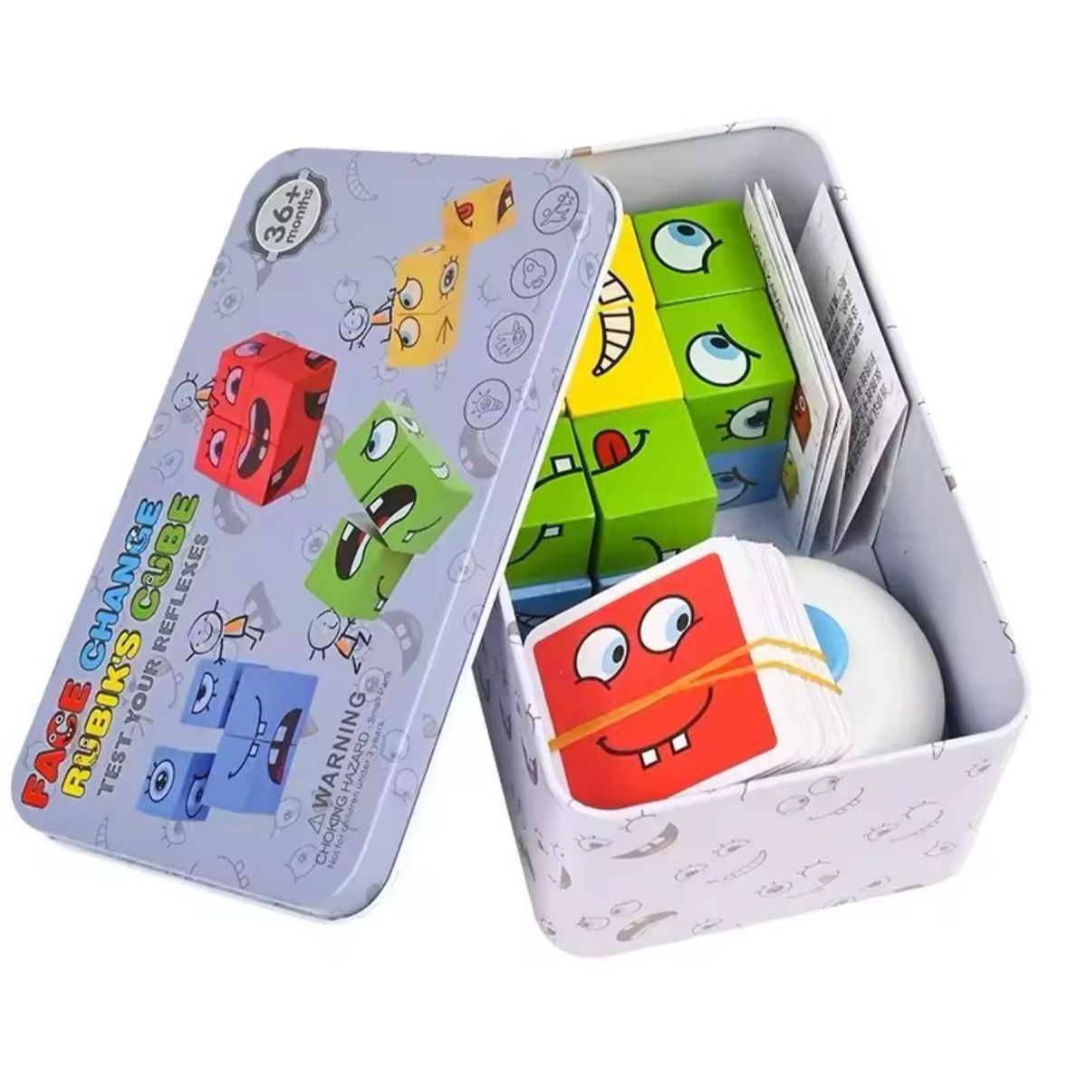 GENERICO - Face Change Juego De Mesa Didáctico Montessori Niños Niñas