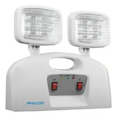 PHILCO - Lámpara de Emergencia LED 2 Focos Blanca