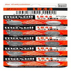 GENERICO - Pack 10 Pilas Maxell Lr44 Ag13 A76 15v