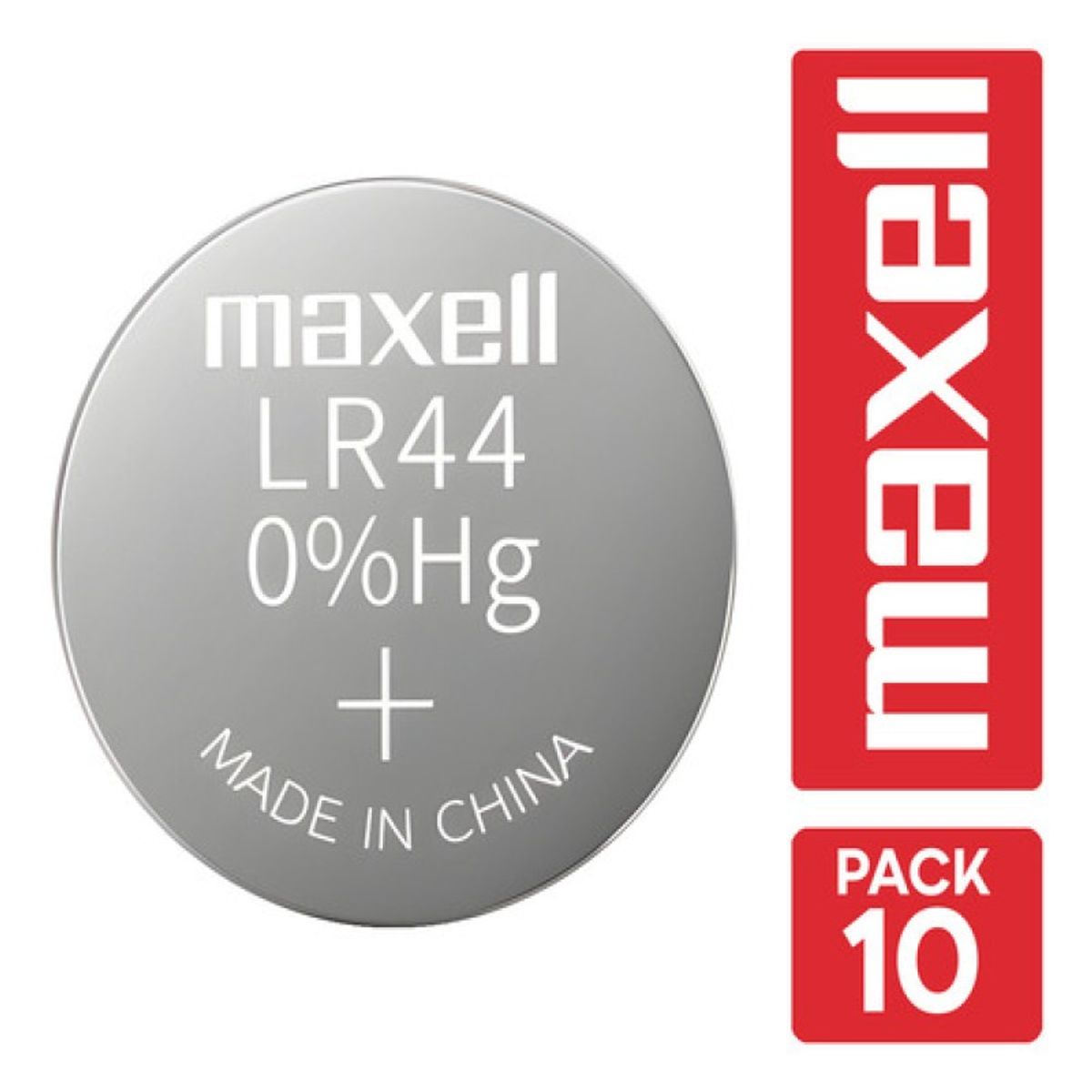 GENERICO - Pack 10 Pilas Maxell Lr44 Ag13 A76 15v