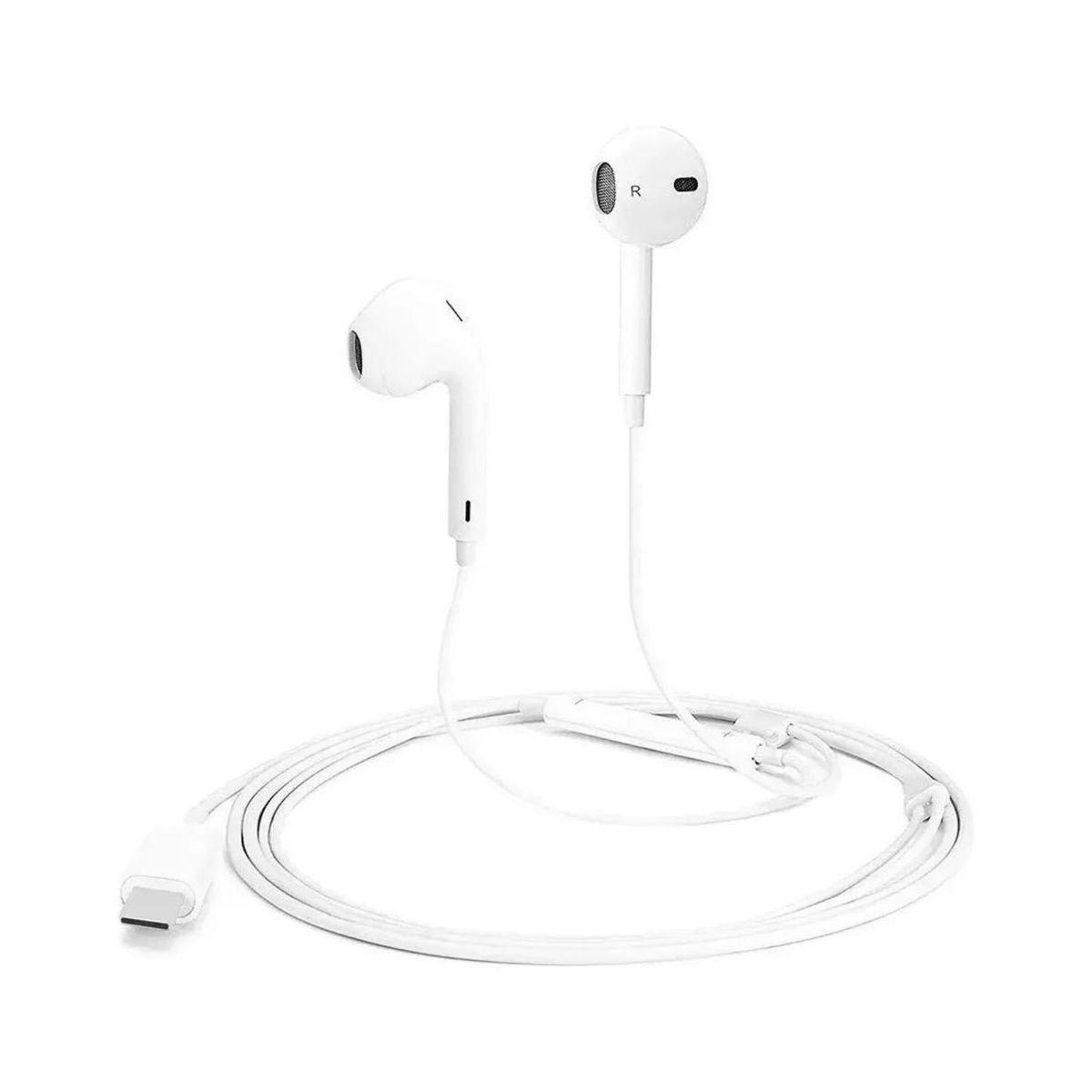 GENERICO - Audífonos Type C 80cm Sonido Premium Blanco Calidad