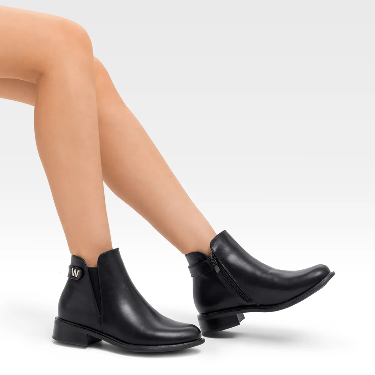 WEIDE - Botin Casual Mujer Eco Cuero Moda Vintage Formal Weide ZS63