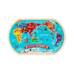 TOOKY TOY - Puzzle Mapa del Mundo 37 Piezas