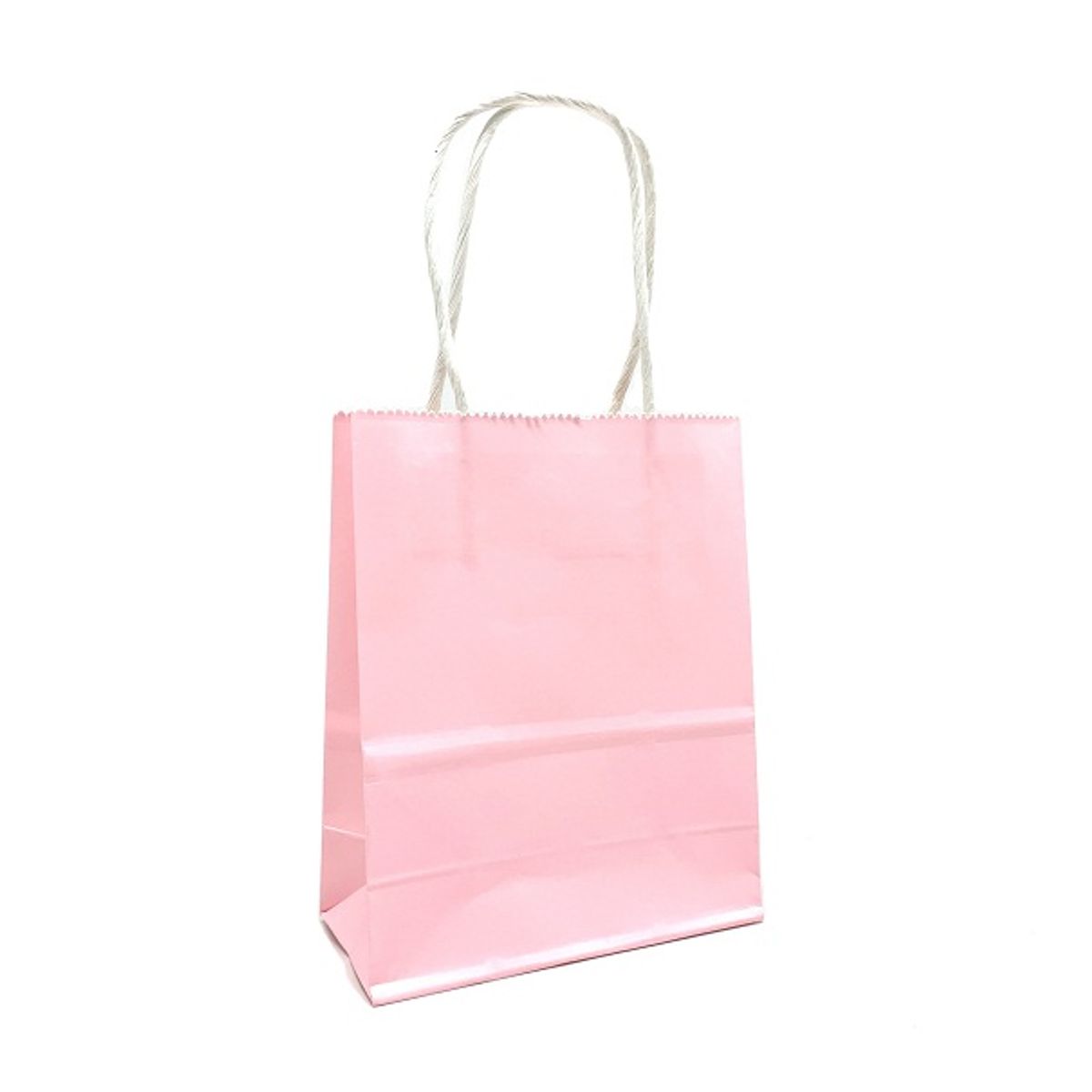 GENERICO - BOLSA REGALO KRAFT ROSADO PASTEL 14X115X7 X12UNI