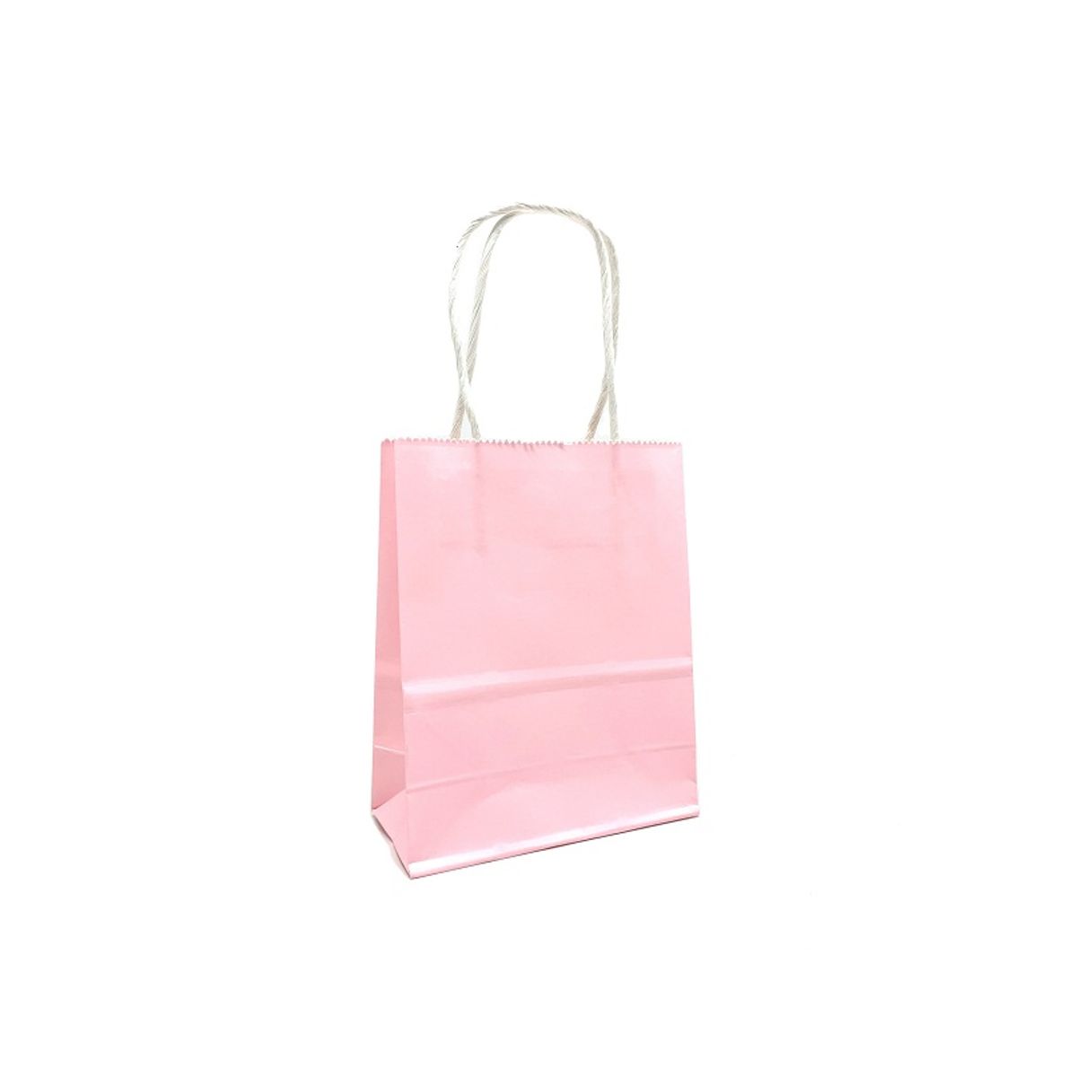 GENERICO - BOLSA REGALO KRAFT ROSADO PASTEL 14X115X7 X12UNI