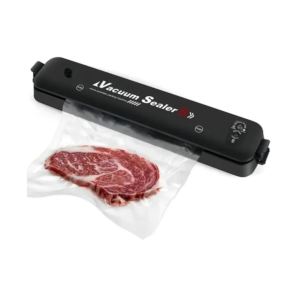 GENERICO - Maquina Selladora Al Vacio Alimentos + Rollo Bolsas 3 Mts