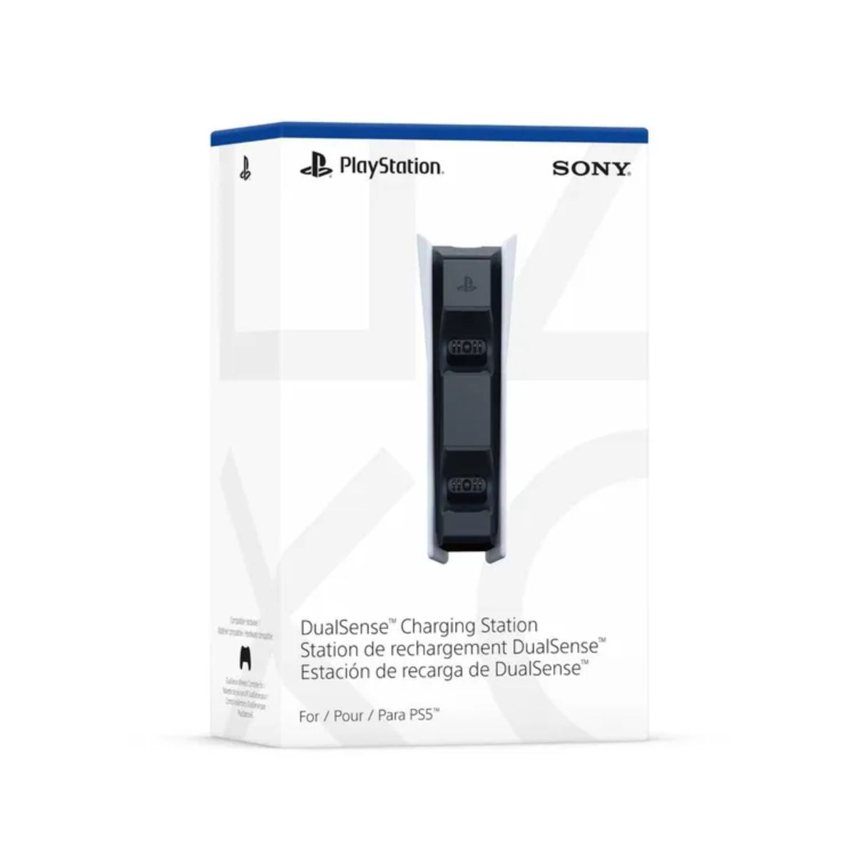 PLAYSTATION - Cargador de Control para PS5 Play 5 Dualsense