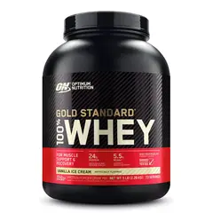 OPTIMUN NUTRITION - On 100% Whey Protein Gold Standard 5 Lbs Vanilla Ice Cream