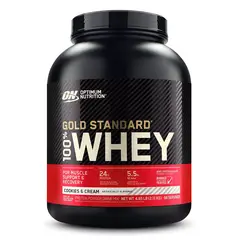 OPTIMUN NUTRITION - On 100% Whey Protein Gold Standard 5 Lbs Cookies & Cream