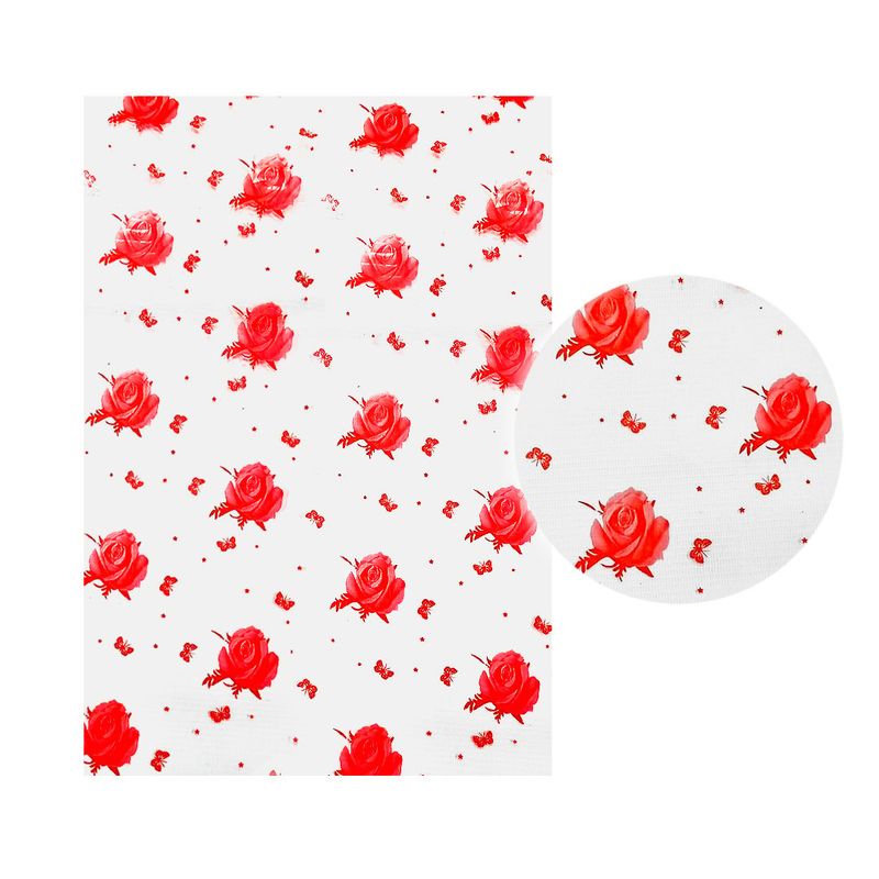 GENERICO - PAPEL CELOFAN 25C 70X100 FLOREADO MARIPOSA X50UNI