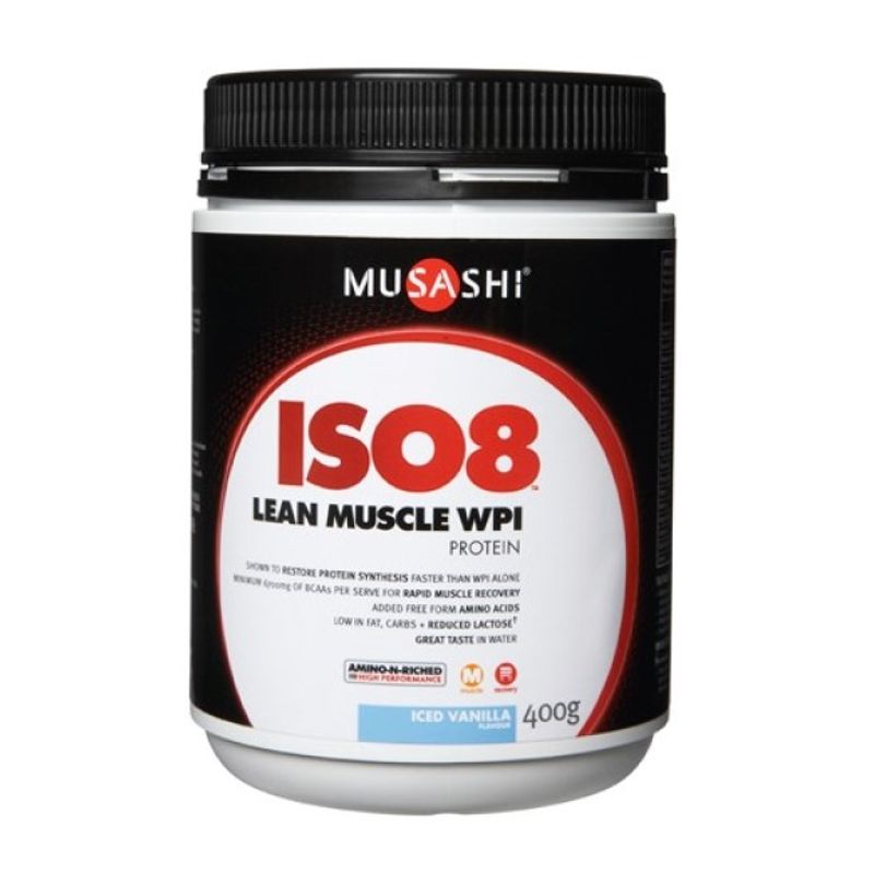 MUSASHI - Musashi Proteina Iso 8 Whey Protein Isolate 1 Lb Iced Vanilla